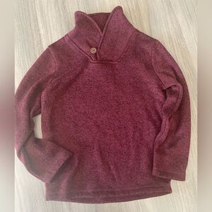 Sonoma Goods for Life Boys’ Shawl Neck Pullover – Size 4, Red